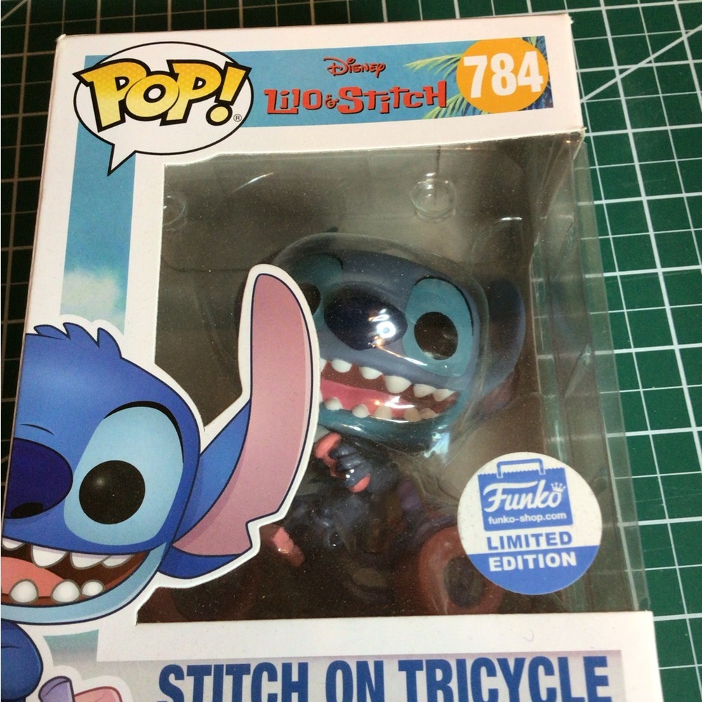 Funko Pop Stitch On Tricycle
Exclusive To Funko Shop Limited
Edition #784